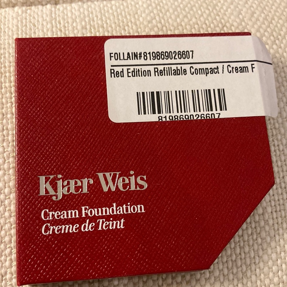 Kjaer Weis Cream Foundation Red Edition Refillable Compact (Case only!)